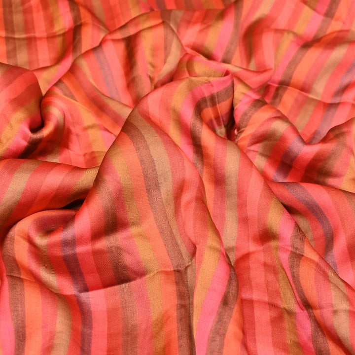 Elegant Modal Satin Digital Print Fabric 5 – Soft Luxury Designer Fabric - 001416-F1