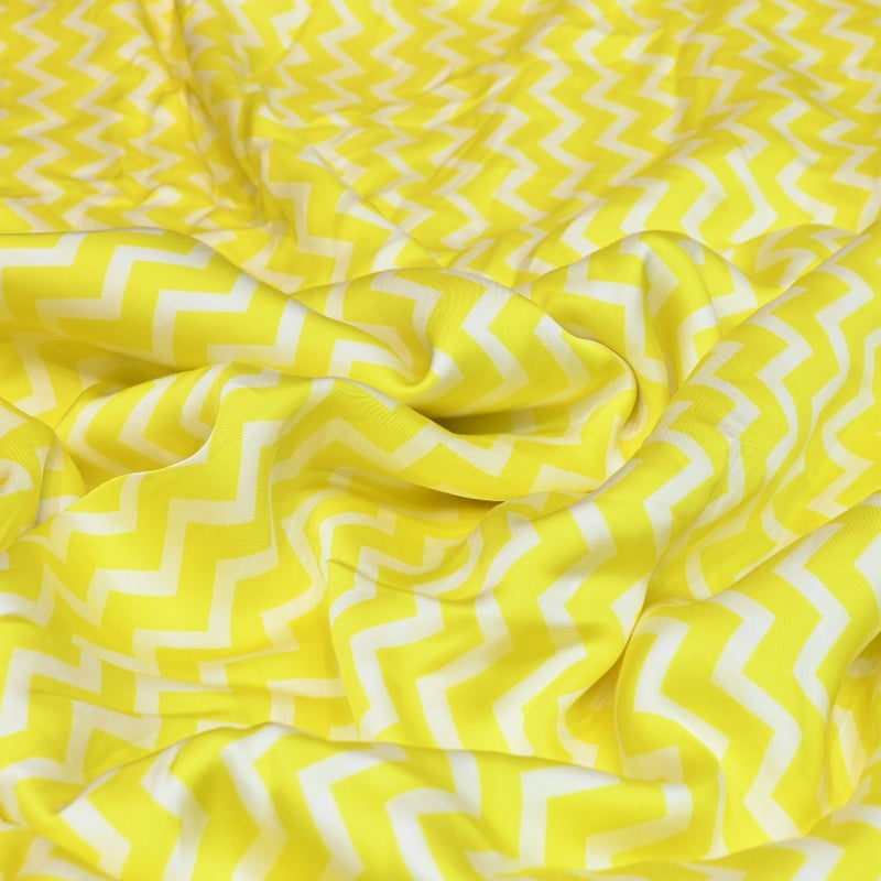 Elegant Modal Satin Digital Print Fabric 5 – Soft Luxury Designer Fabric - 001416-F7