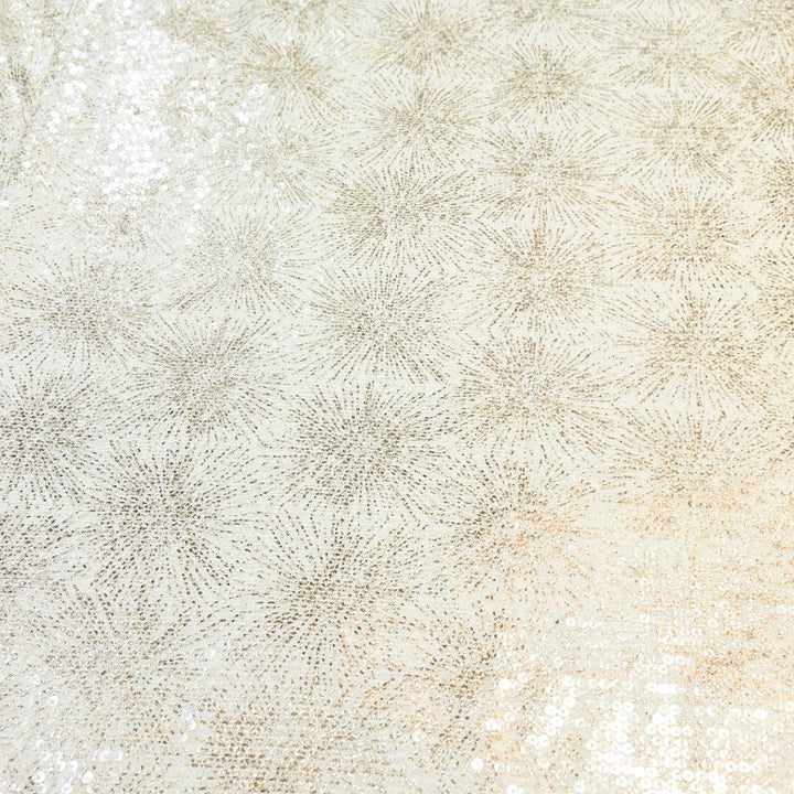 Lycra Net Zari Sequins Embroidery Fabric – Premium Designer Net Fabric - AT11826A-B