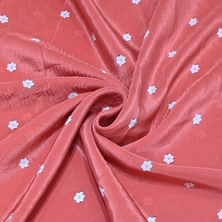 Premium Bemberg Crepe Digital Print Fabric | Soft Flowing Designer Printed Fabric | BAM275-6