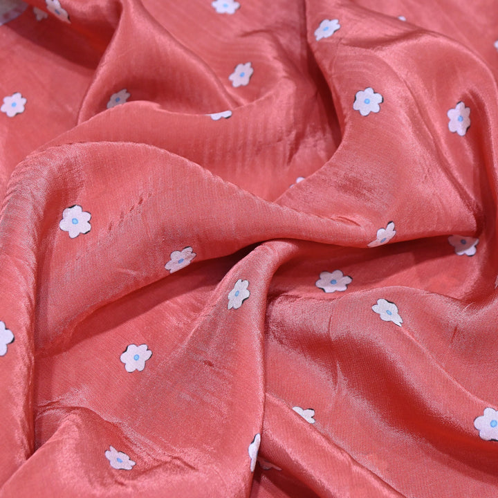 Premium Bemberg Crepe Digital Print Fabric | Soft Flowing Designer Printed Fabric | BAM275-6