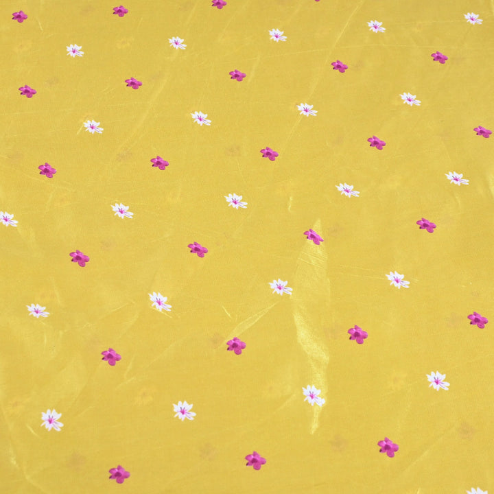 Premium Bemberg Crepe Digital Print Fabric | Soft Flowing Designer Printed Fabric | BAM275-14