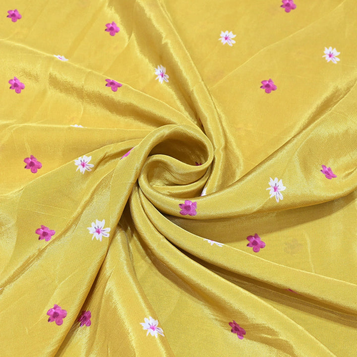Premium Bemberg Crepe Digital Print Fabric | Soft Flowing Designer Printed Fabric | BAM275-14