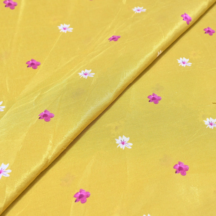 Premium Bemberg Crepe Digital Print Fabric | Soft Flowing Designer Printed Fabric | BAM275-14