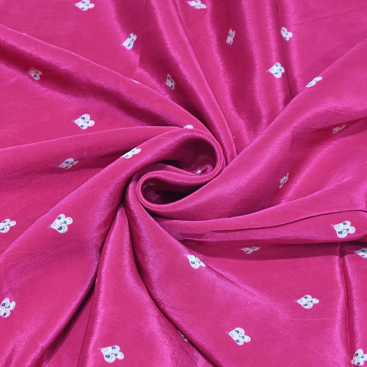 Premium Bemberg Crepe Digital Print Fabric | Soft Flowing Designer Printed Fabric | BAM275-8