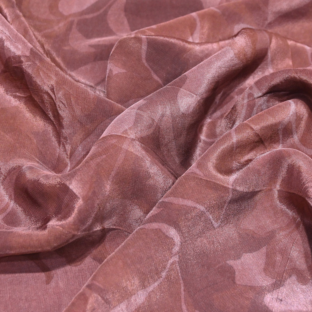 Premium Bemberg Crepe Digital Print Fabric | Soft Flowing Designer Printed Fabric | BAM275-16