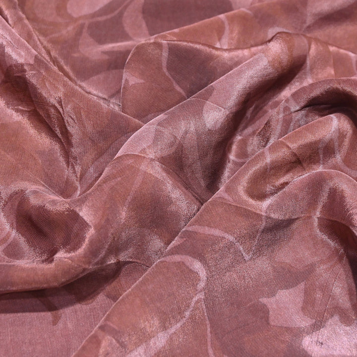 Premium Bemberg Crepe Digital Print Fabric | Soft Flowing Designer Printed Fabric | BAM275-16