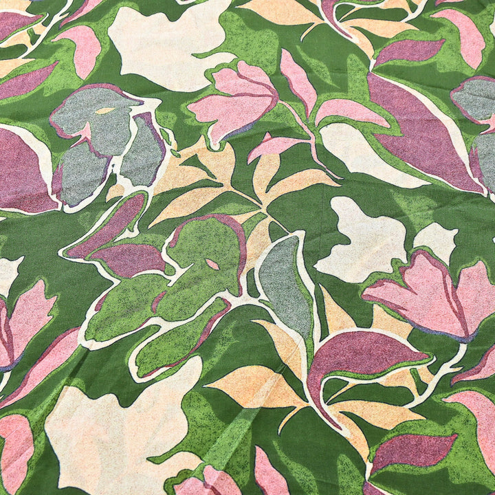 Premium Bemberg Crepe Digital Print Fabric | Soft Flowing Designer Printed Fabric | BAM275-19