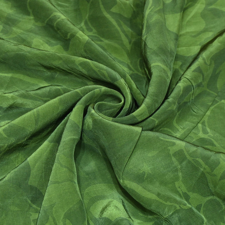 Premium Bemberg Crepe Digital Print Fabric | Soft Flowing Designer Printed Fabric | BAM275-20