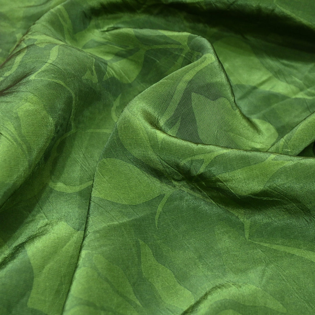Premium Bemberg Crepe Digital Print Fabric | Soft Flowing Designer Printed Fabric | BAM275-20
