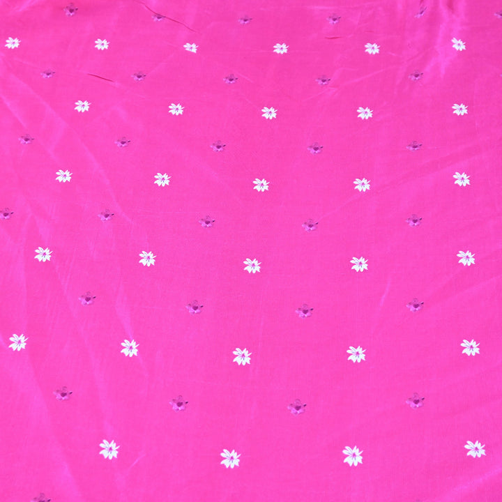 Premium Bemberg Crepe Digital Print Fabric | Soft Flowing Designer Printed Fabric | BAM275-12