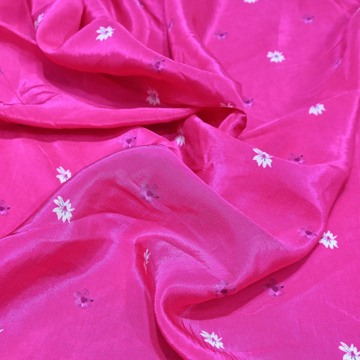 Premium Bemberg Crepe Digital Print Fabric | Soft Flowing Designer Printed Fabric | BAM275-12