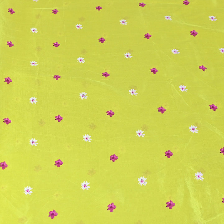 Premium Bemberg Crepe Digital Print Fabric | Soft Flowing Designer Printed Fabric | BAM275-2