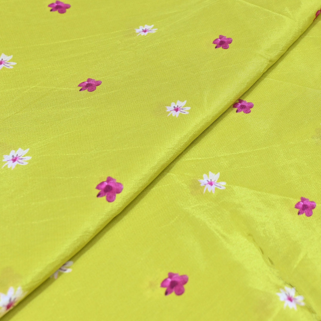 Premium Bemberg Crepe Digital Print Fabric | Soft Flowing Designer Printed Fabric | BAM275-2