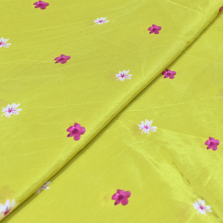 Premium Bemberg Crepe Digital Print Fabric | Soft Flowing Designer Printed Fabric | BAM275-2
