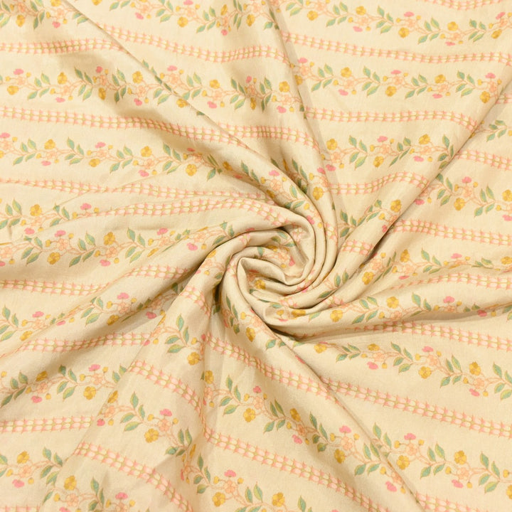 Multicolor Muslin Digital Print Fabric-000844-15