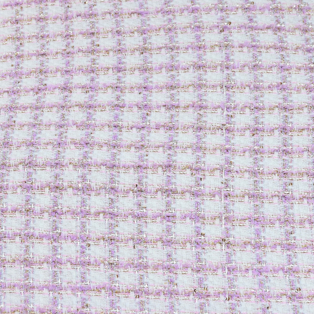 Premium Sequins Tweed Fabric – Soft Textured Designer Tweed Fabric-039R50-A7