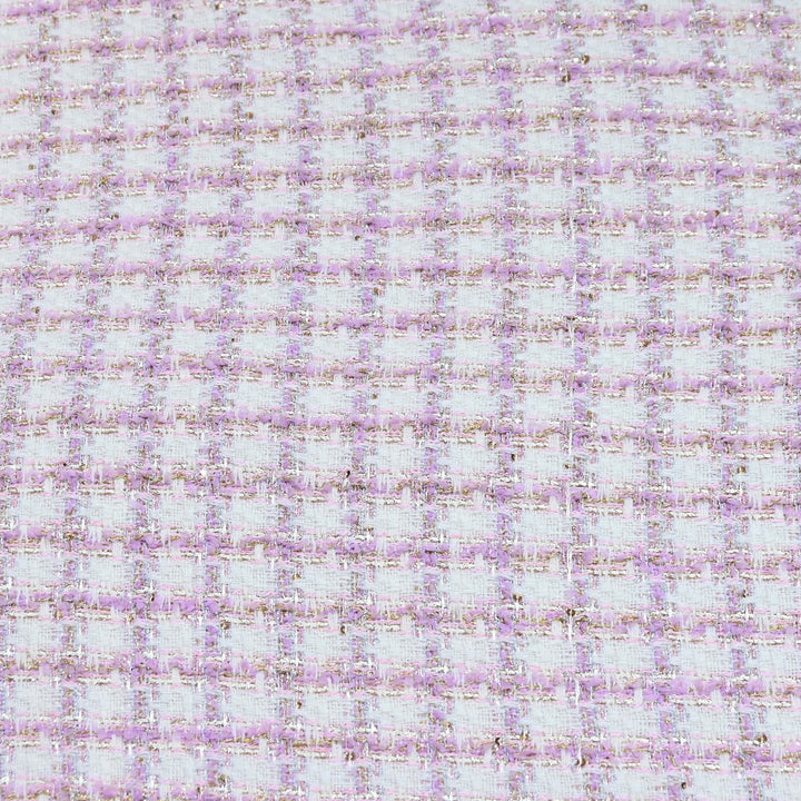 Premium Sequins Tweed Fabric – Soft Textured Designer Tweed Fabric-039R50-A7
