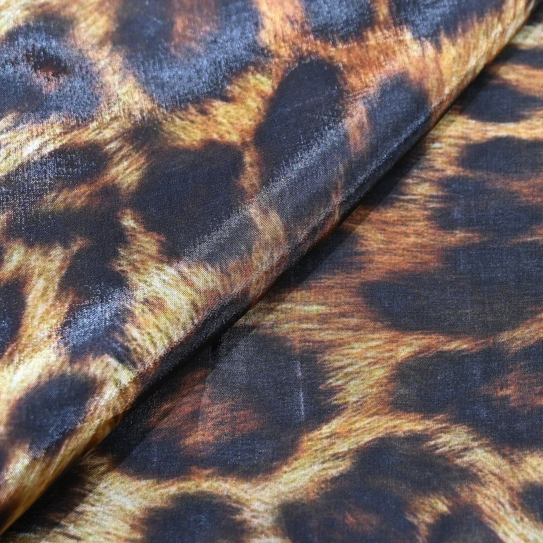 Premium Glass Organza Digital Print Fabric | Designer Printed Organza fabric-GLA200-6