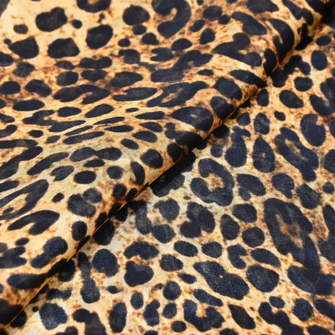 Premium Glass Organza Digital Print Fabric | Designer Printed Organza fabric-GLA200-2