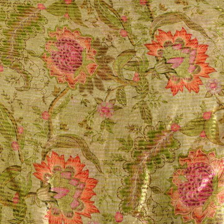 Crush Tissue Digital Print Fabric