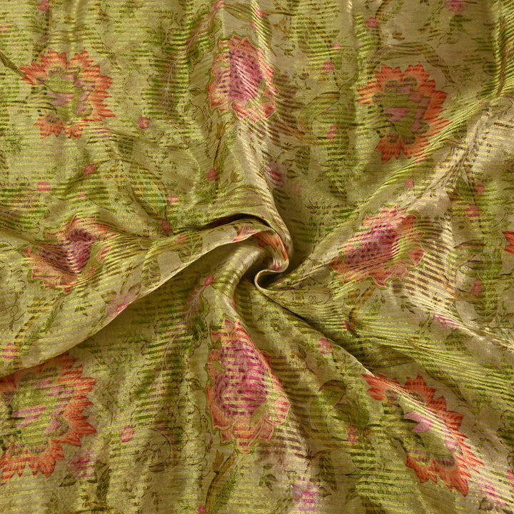Crush Tissue Digital Print Fabric