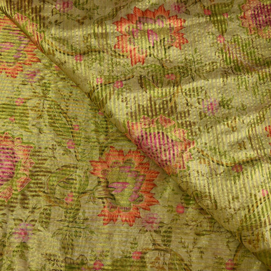 Crush Tissue Digital Print Fabric
