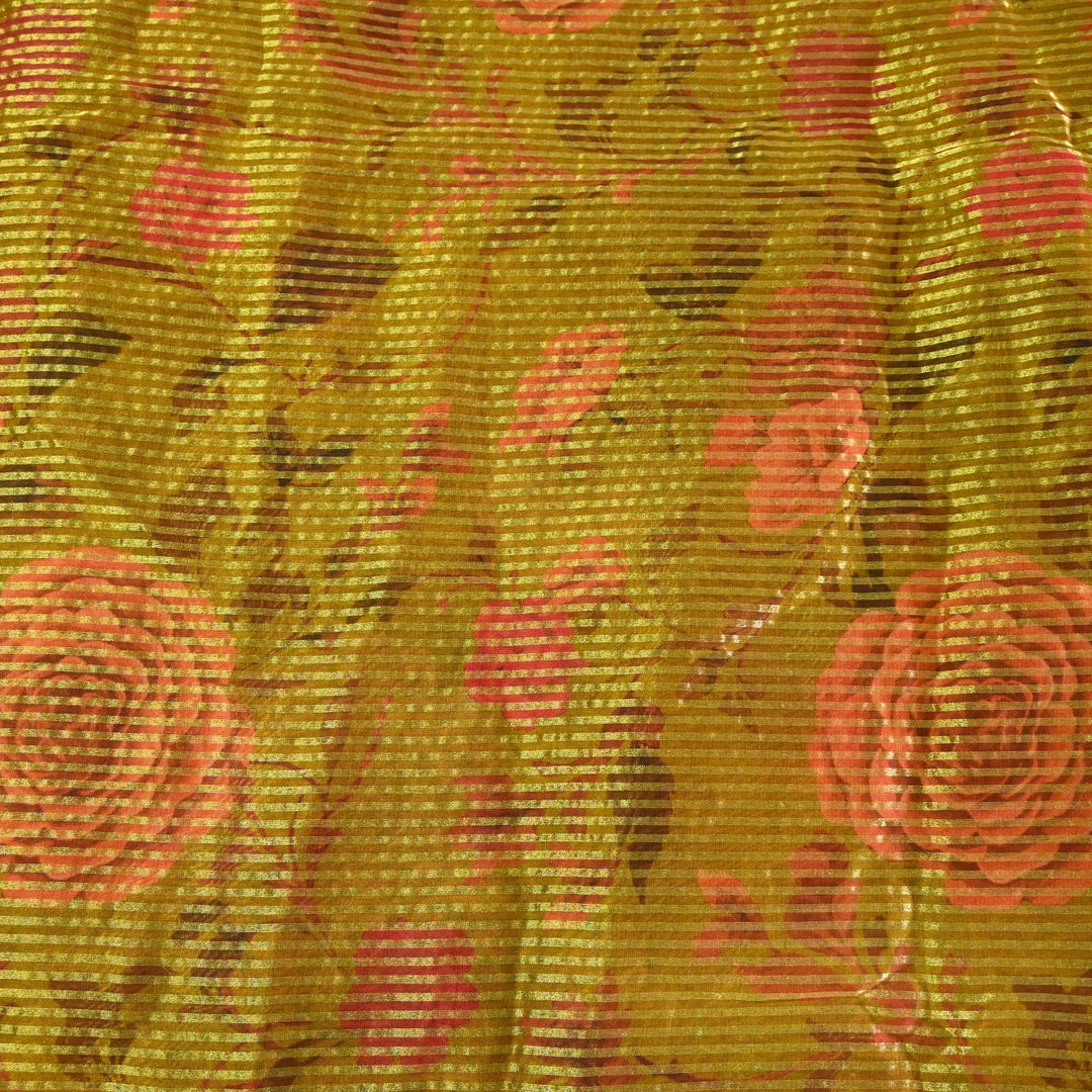 Crush Tissue Digital Print Fabric