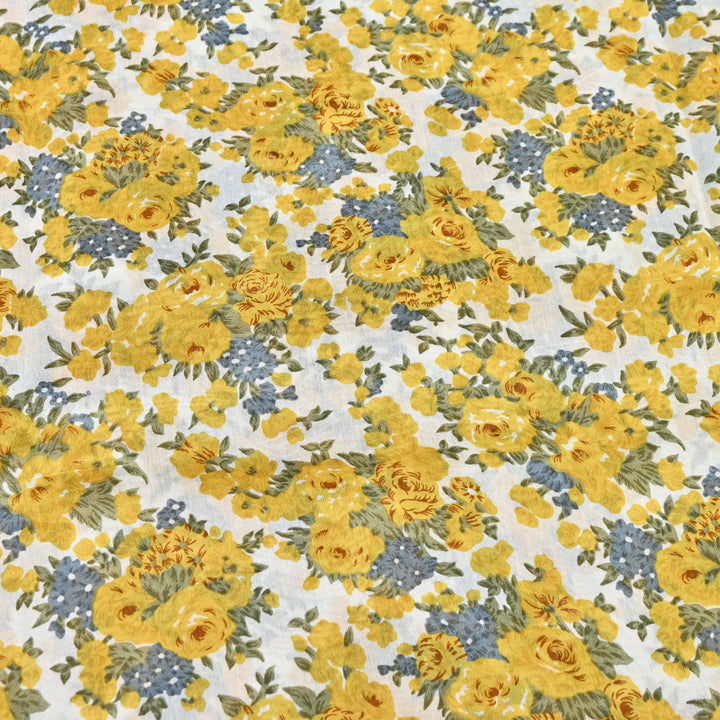 Silk Chanderi Digital Print Fabric 44" – Soft Lightweight Designer Fabric 001664-6