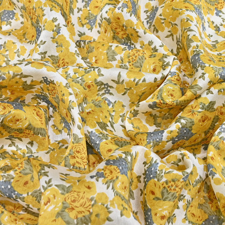 Silk Chanderi Digital Print Fabric 44" – Soft Lightweight Designer Fabric 001664-6