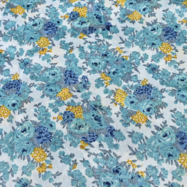 Silk Chanderi Digital Print Fabric 44" – Soft Lightweight Designer Fabric 001664-3