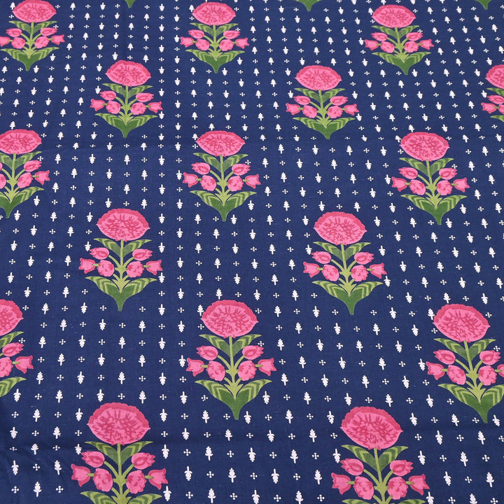 Premium Cotton Printed Fabric | Soft Breathable Designer Cotton Fabric | 000350-36