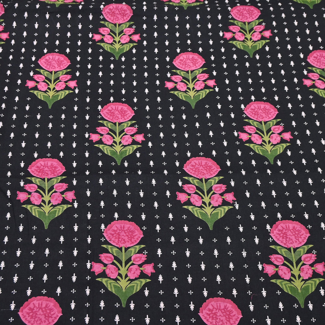 Premium Cotton Printed Fabric | Soft Breathable Designer Cotton Fabric | 000350-37
