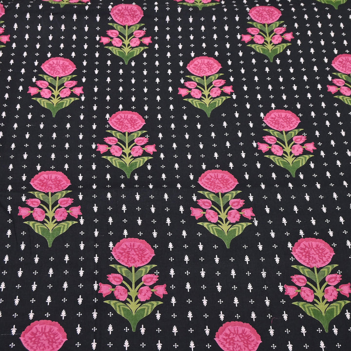 Premium Cotton Printed Fabric | Soft Breathable Designer Cotton Fabric | 000350-37