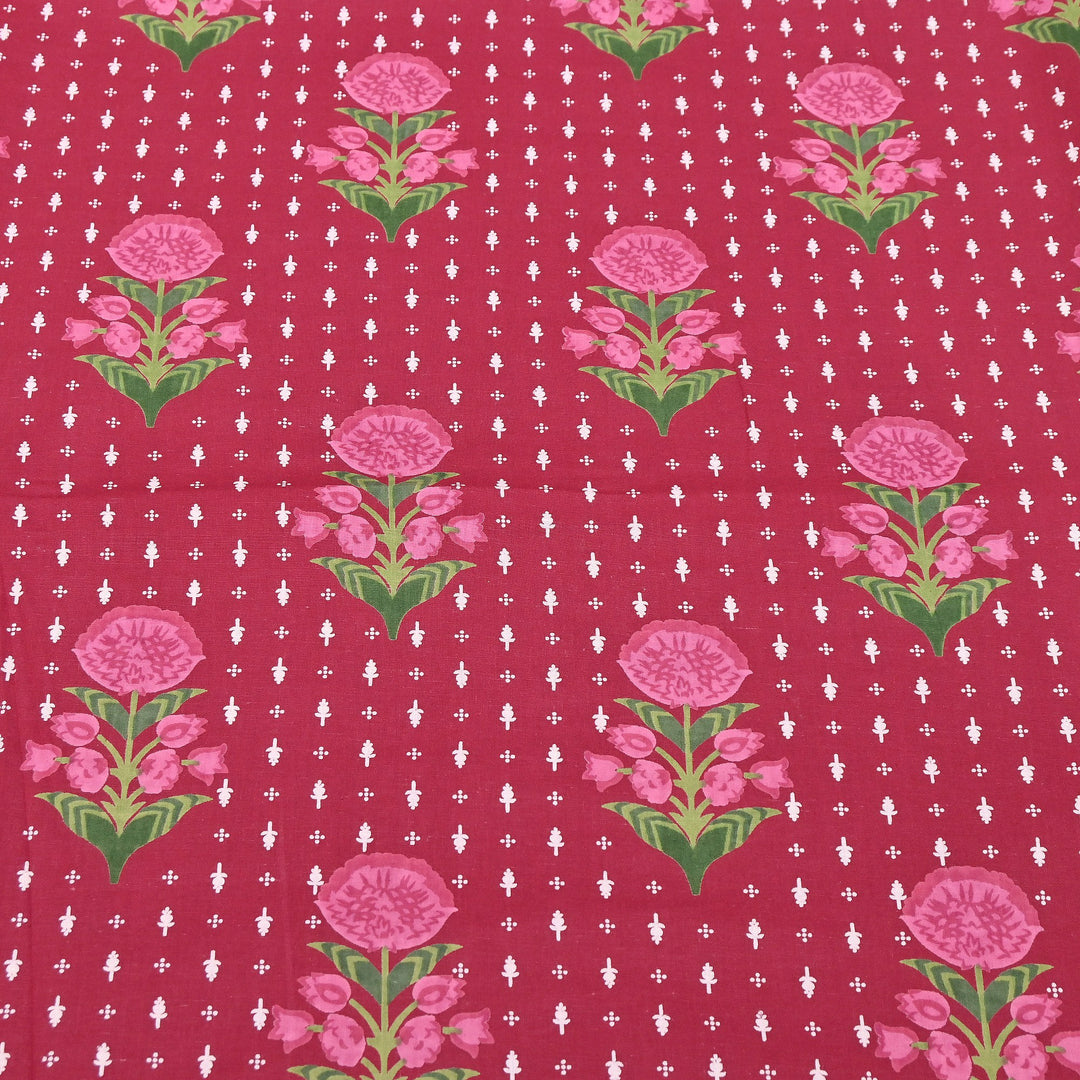 Premium Cotton Printed Fabric | Soft Breathable Designer Cotton Fabric | 000350-38