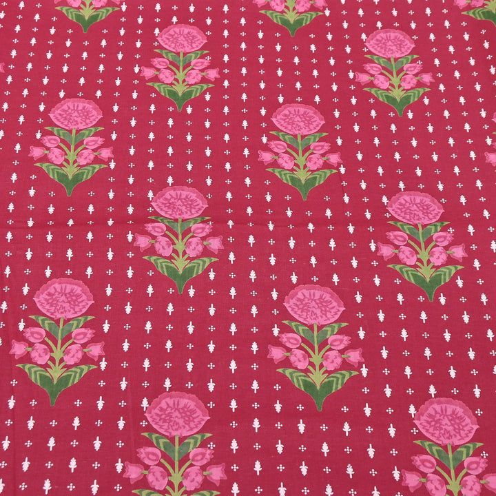 Premium Cotton Printed Fabric | Soft Breathable Designer Cotton Fabric | 000350-38