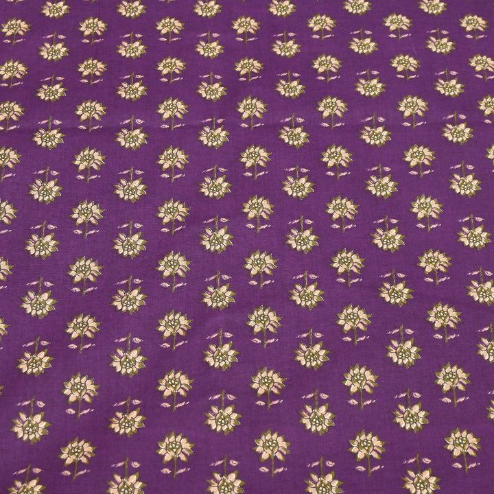 Premium Cotton Printed Fabric | Soft Breathable Designer Cotton Fabric | 000350-35