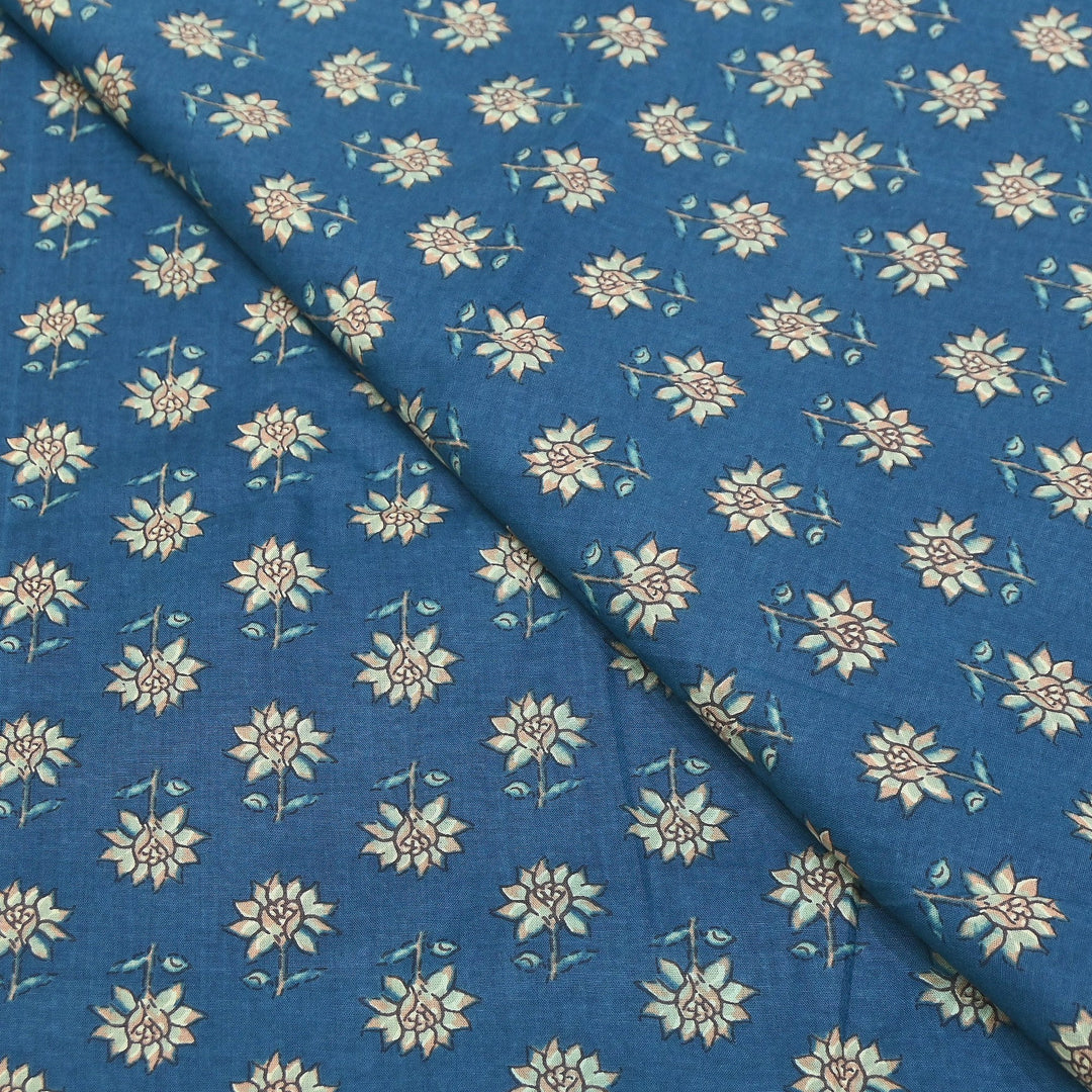 Premium Cotton Printed Fabric | Soft Breathable Designer Cotton Fabric | 000350-32