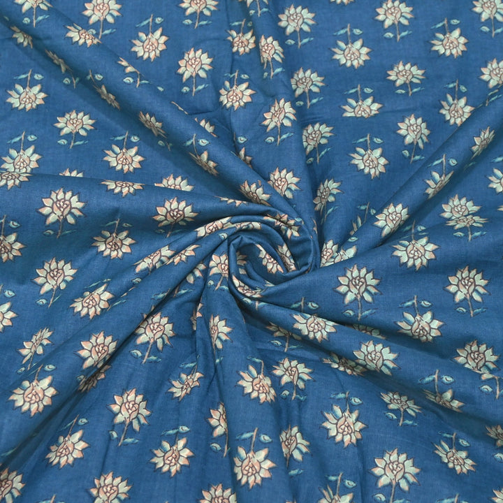 Premium Cotton Printed Fabric | Soft Breathable Designer Cotton Fabric | 000350-32