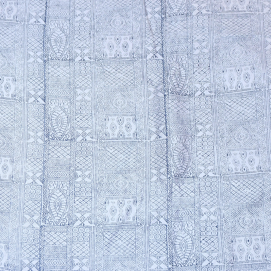 80GM Silk Chanderi Digital Print Fabric | Premium Geometric Print-TH0912-A