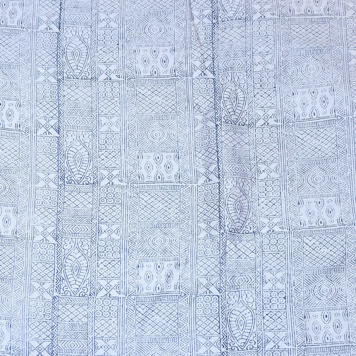 80GM Silk Chanderi Digital Print Fabric | Premium Geometric Print-TH0912-A