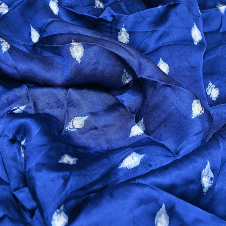 Bemberg Satin Digital Print Fabric – Premium Designer Printed Satin Fabric - 001333-H