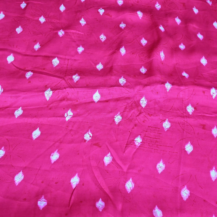 Bemberg Satin Digital Print Fabric – Premium Designer Printed Satin Fabric - 001333-H1