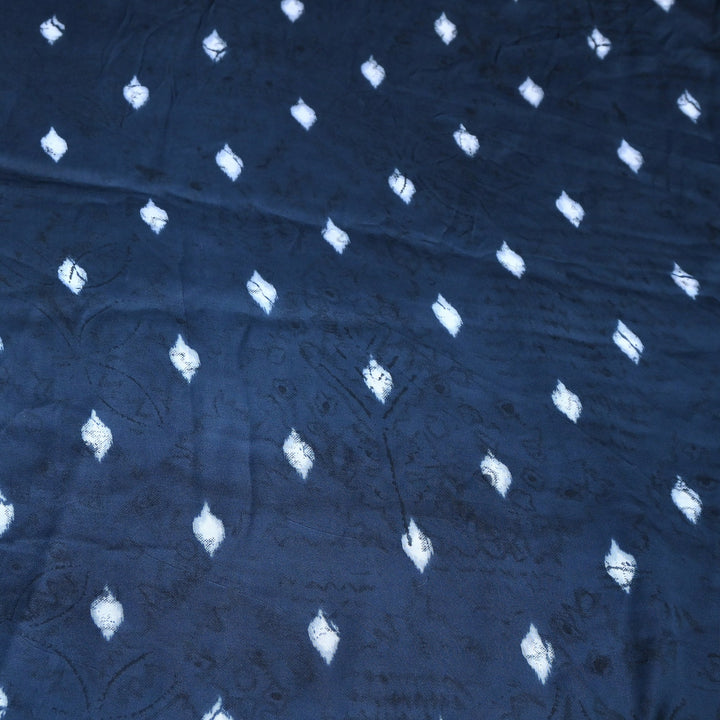 Bemberg Satin Digital Print Fabric – Premium Designer Printed Satin Fabric - 001333-H3