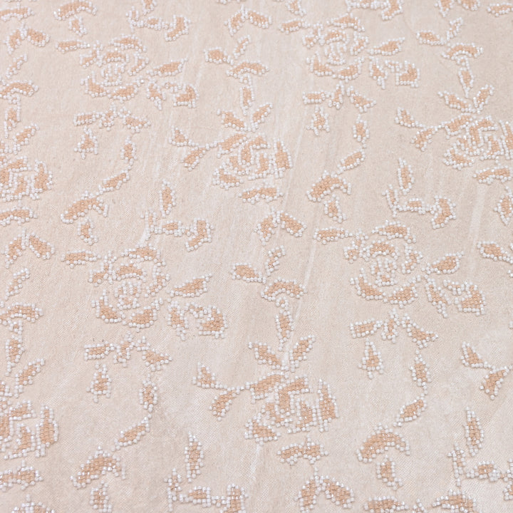 Premium Imported Net Cut Dana & Bead Embroidery Fabric 60" | CF4898-04