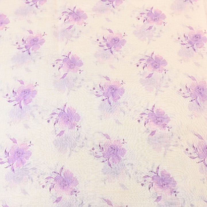 Mul Chanderi Digital Print Fabric - Soft Lightweight Designer Ethnic Fabric GT0185-38