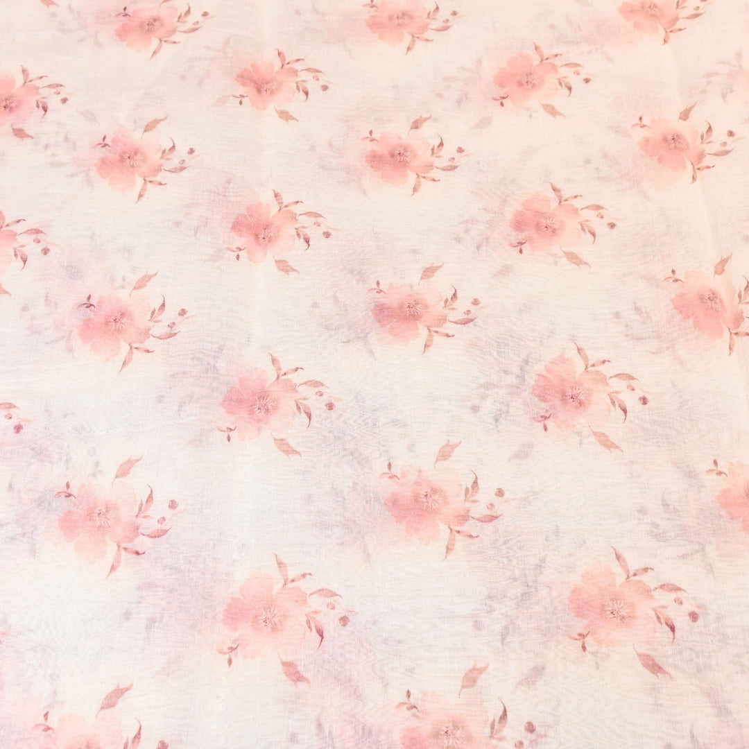 Mul Chanderi Digital Print Fabric - Soft Lightweight Designer Ethnic Fabric GT0185-40