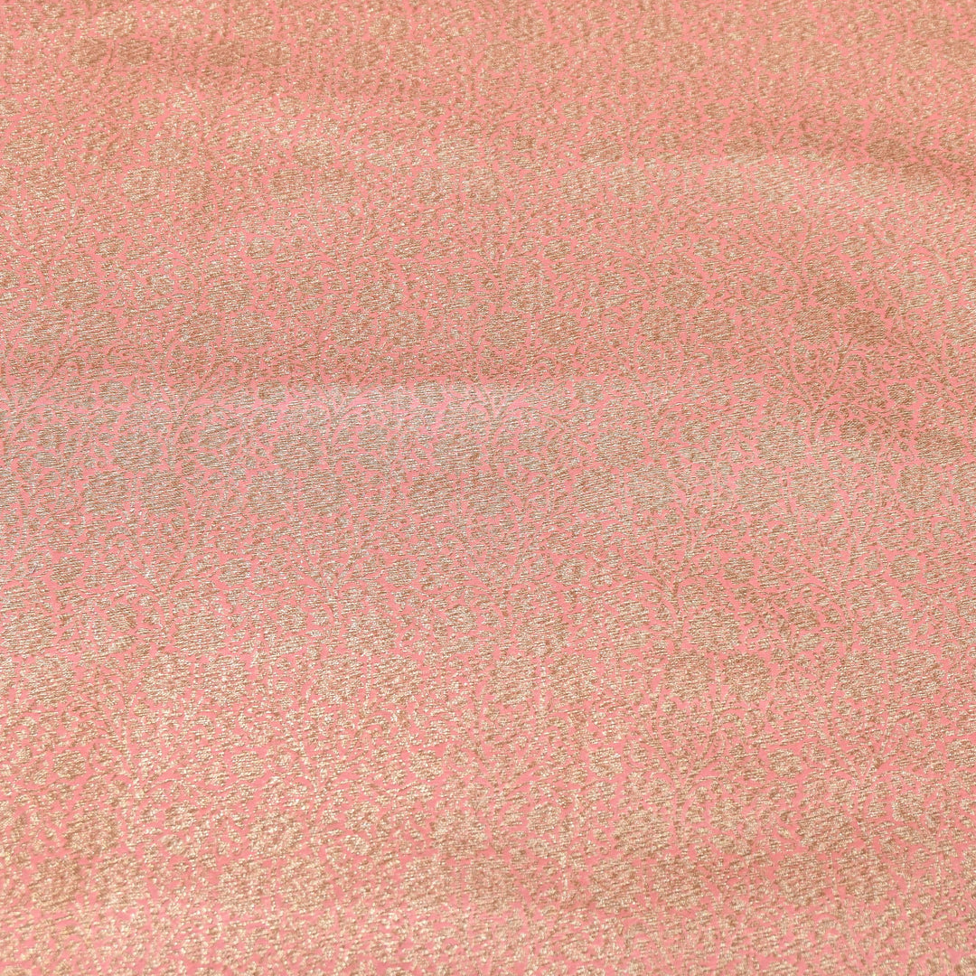 Premium Silk Katan Antique Brocade Fabric | Designer Zari Weave-ANT225-3
