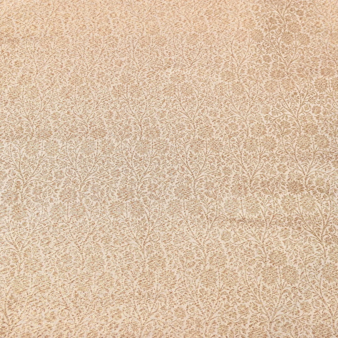 Premium Silk Katan Antique Brocade Fabric | Designer Zari Weave-ANT225-7