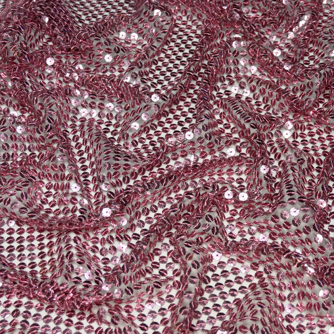 Imported Cut Work Sequins Embroidery Fabrics